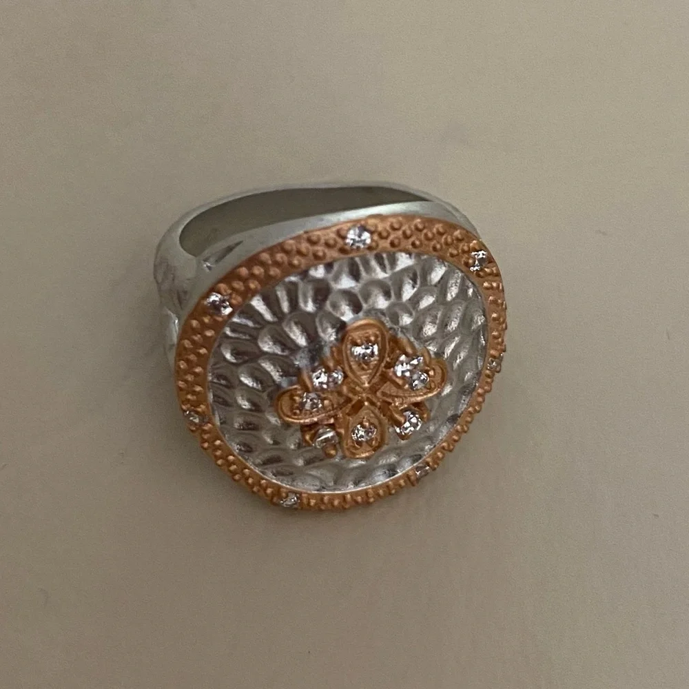Freida Rothman Clover Shield ring - Picture 8 of 9